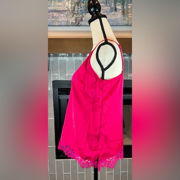 NWT a new day Camisole Fuschia Lace Size Small - Picture 3 of 5